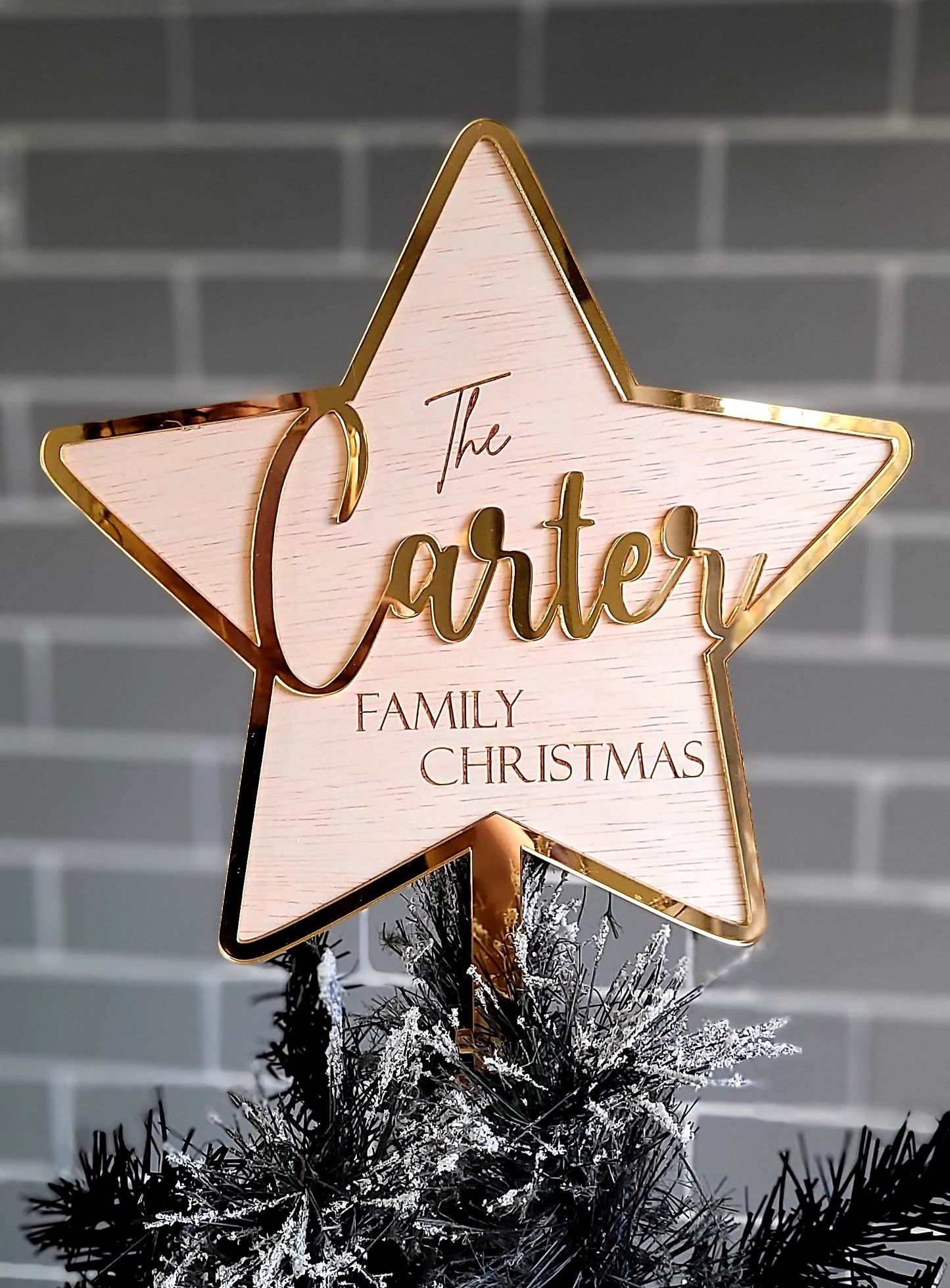 Custom Christmas Star