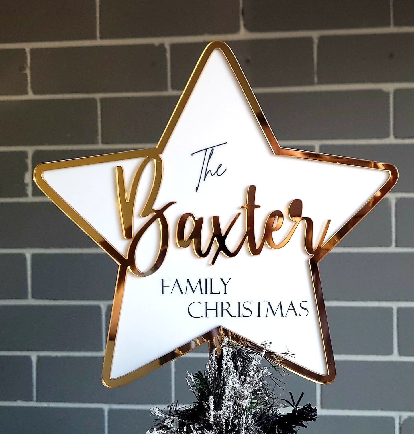 Custom Christmas Star