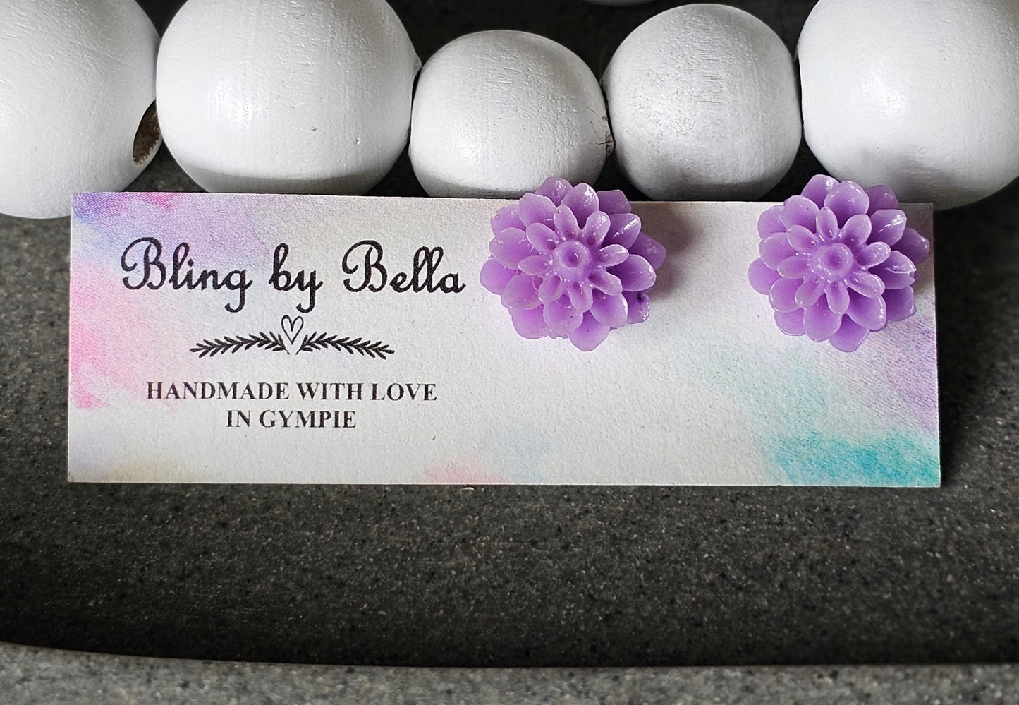 Dahlia Flower Earring