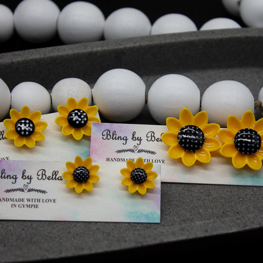 Baby store bling sunflower