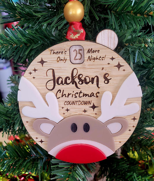 Reindeer Christmas Countdown