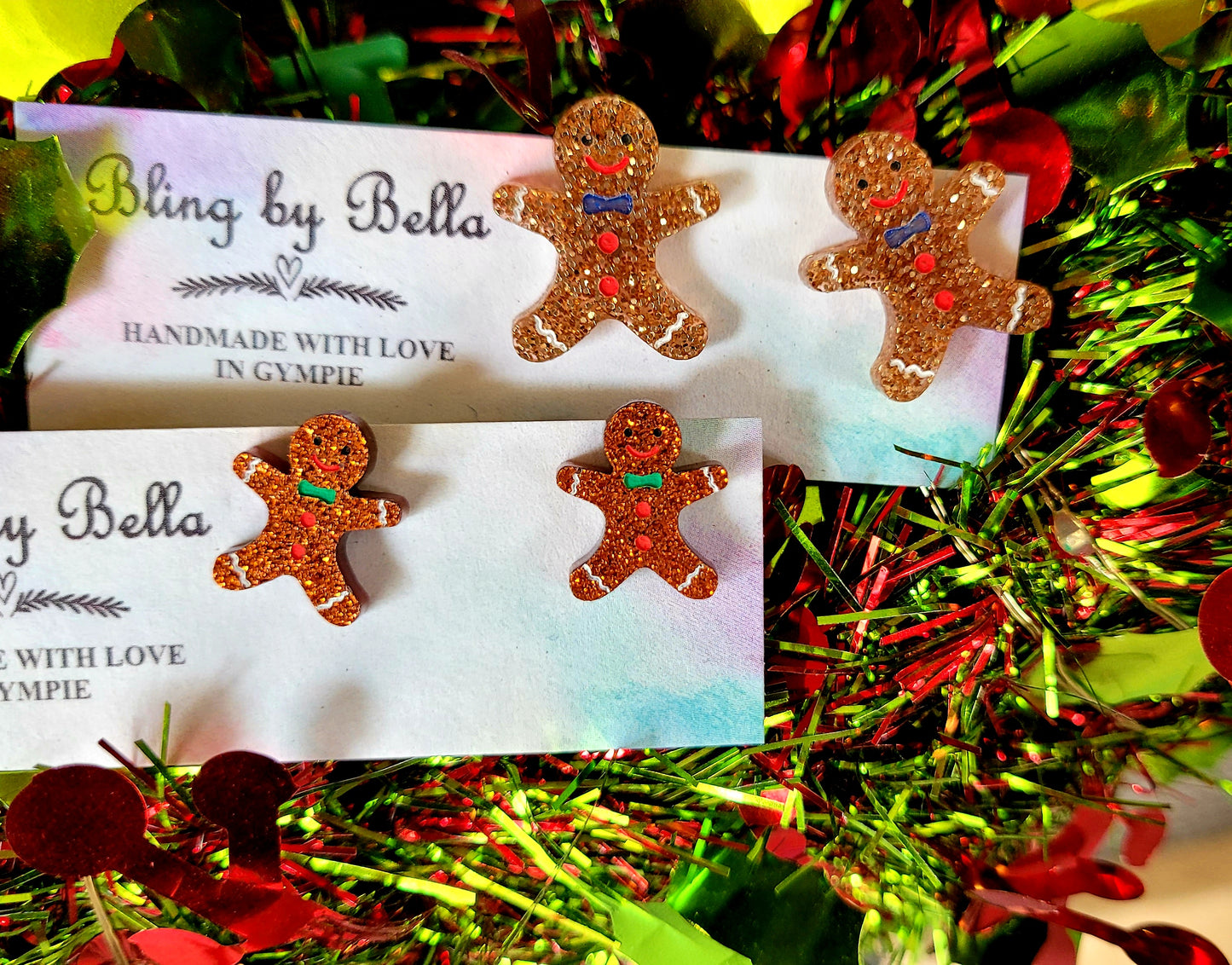 Christmas Gingerbread Studs