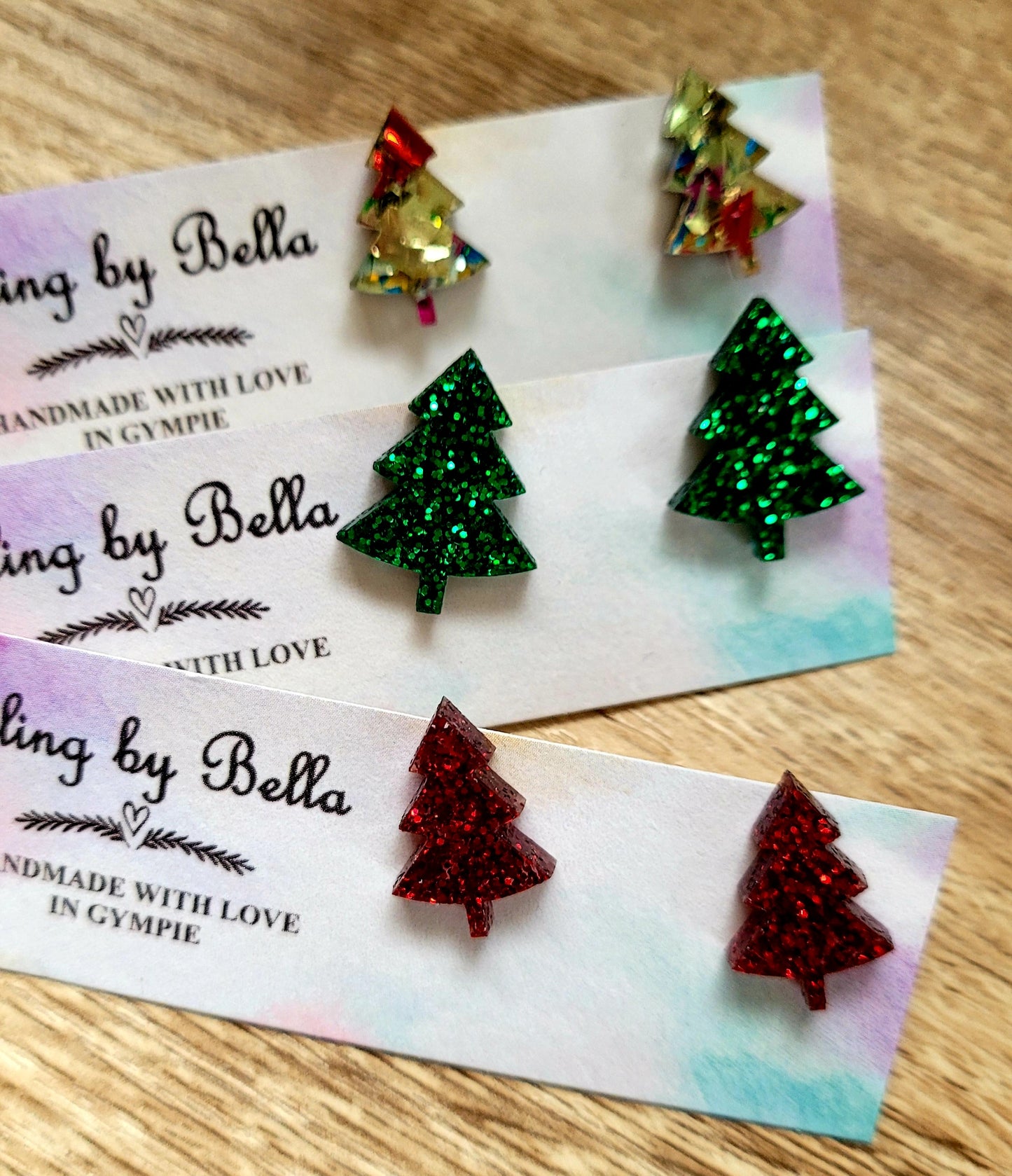 Christmas Tree Stud Earrings