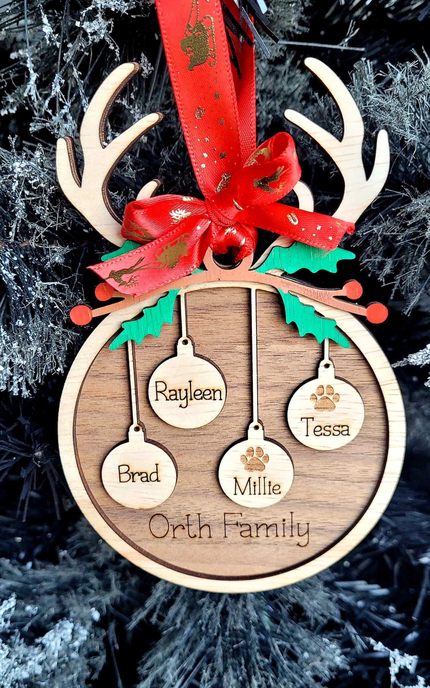 Christmas Family Ornament