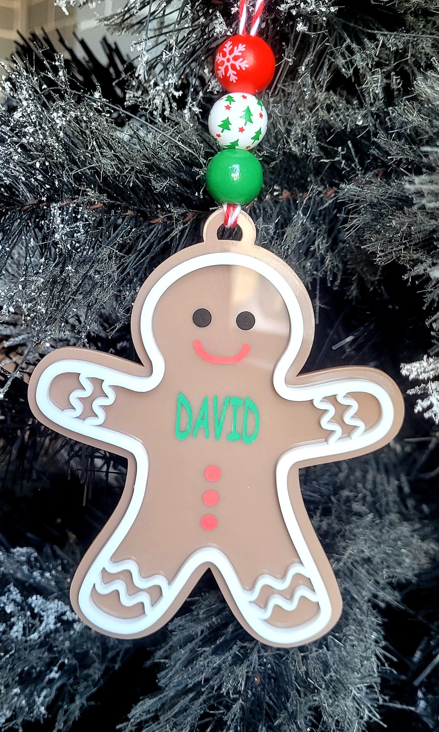 Cistom Christmas Ginger Bread Ornament