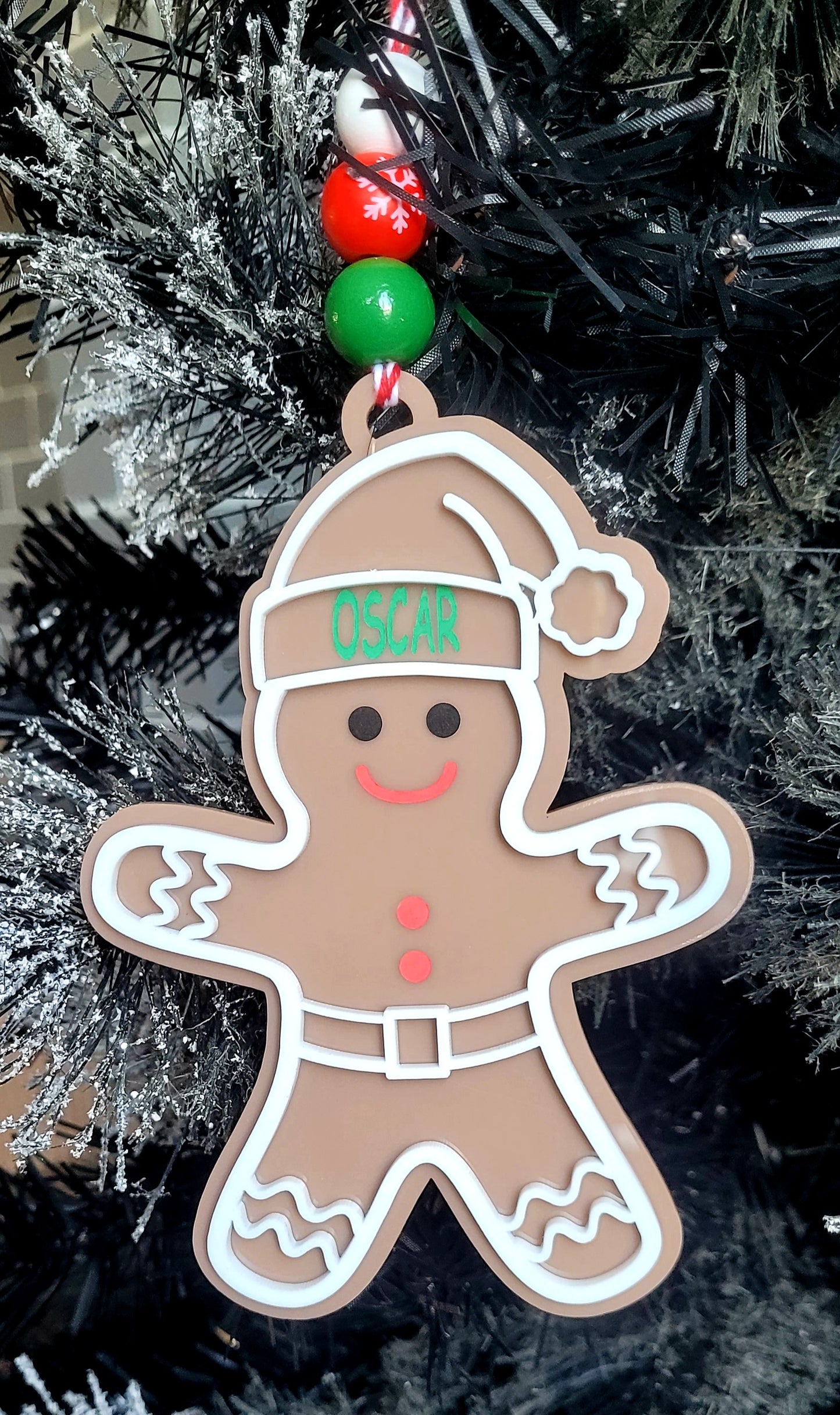 Cistom Christmas Ginger Bread Ornament