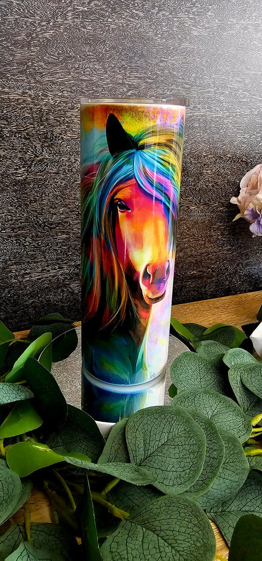 Colourful Horse Tumbler