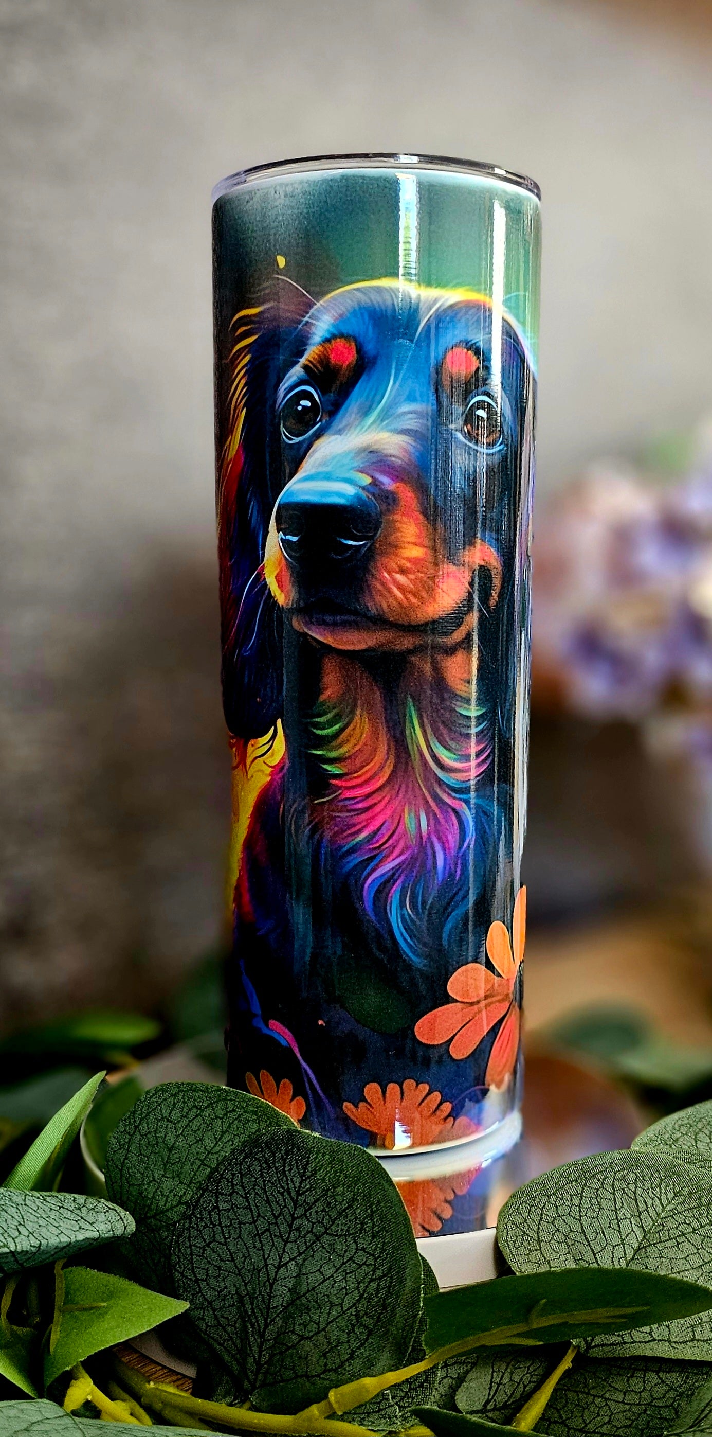 Colourful Dachshund Tumblers