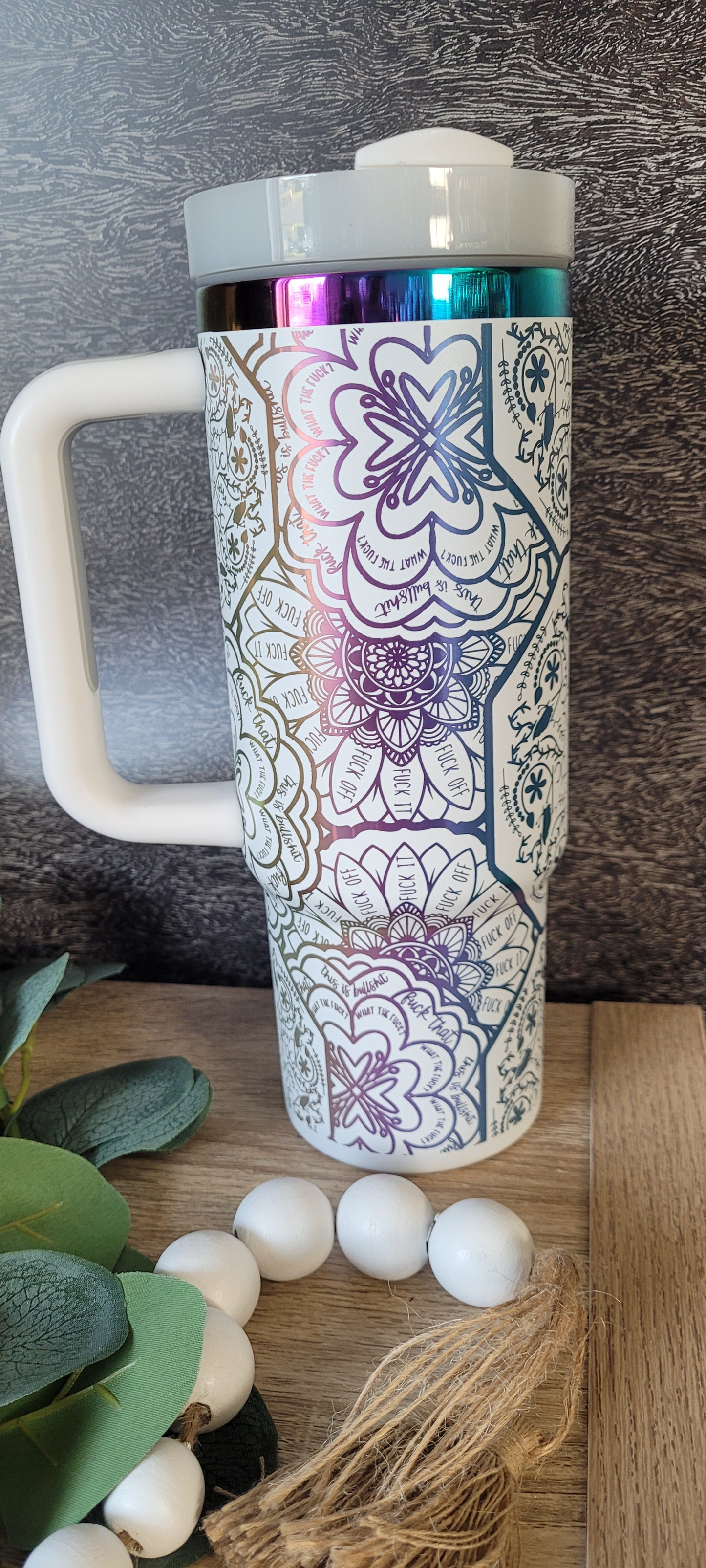 40 Ounce Floral Surprise Tumbler Multi