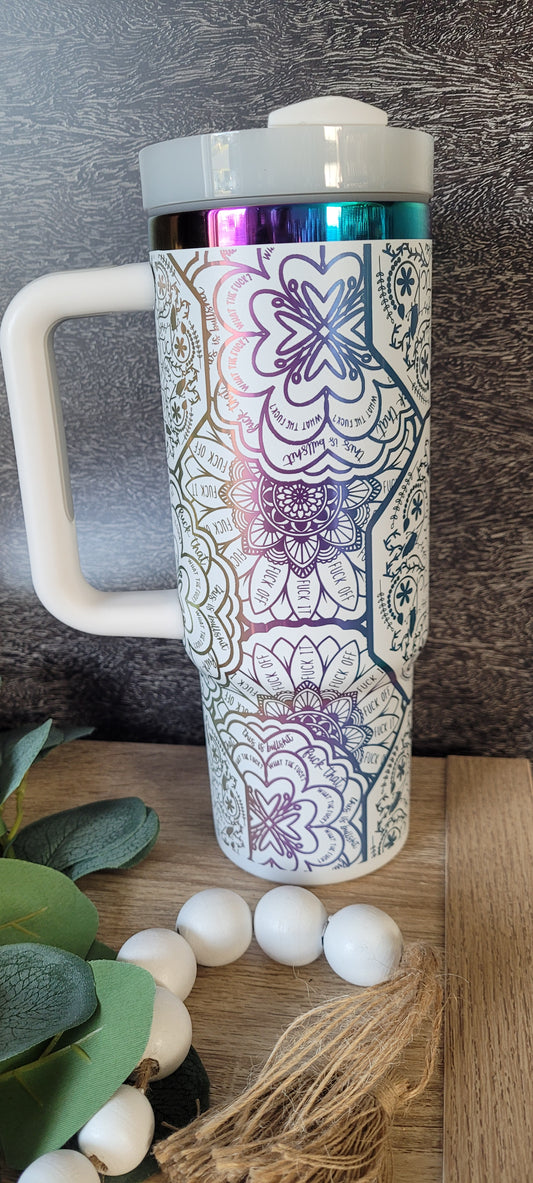 40 Ounce Floral Surprise Tumbler Multi