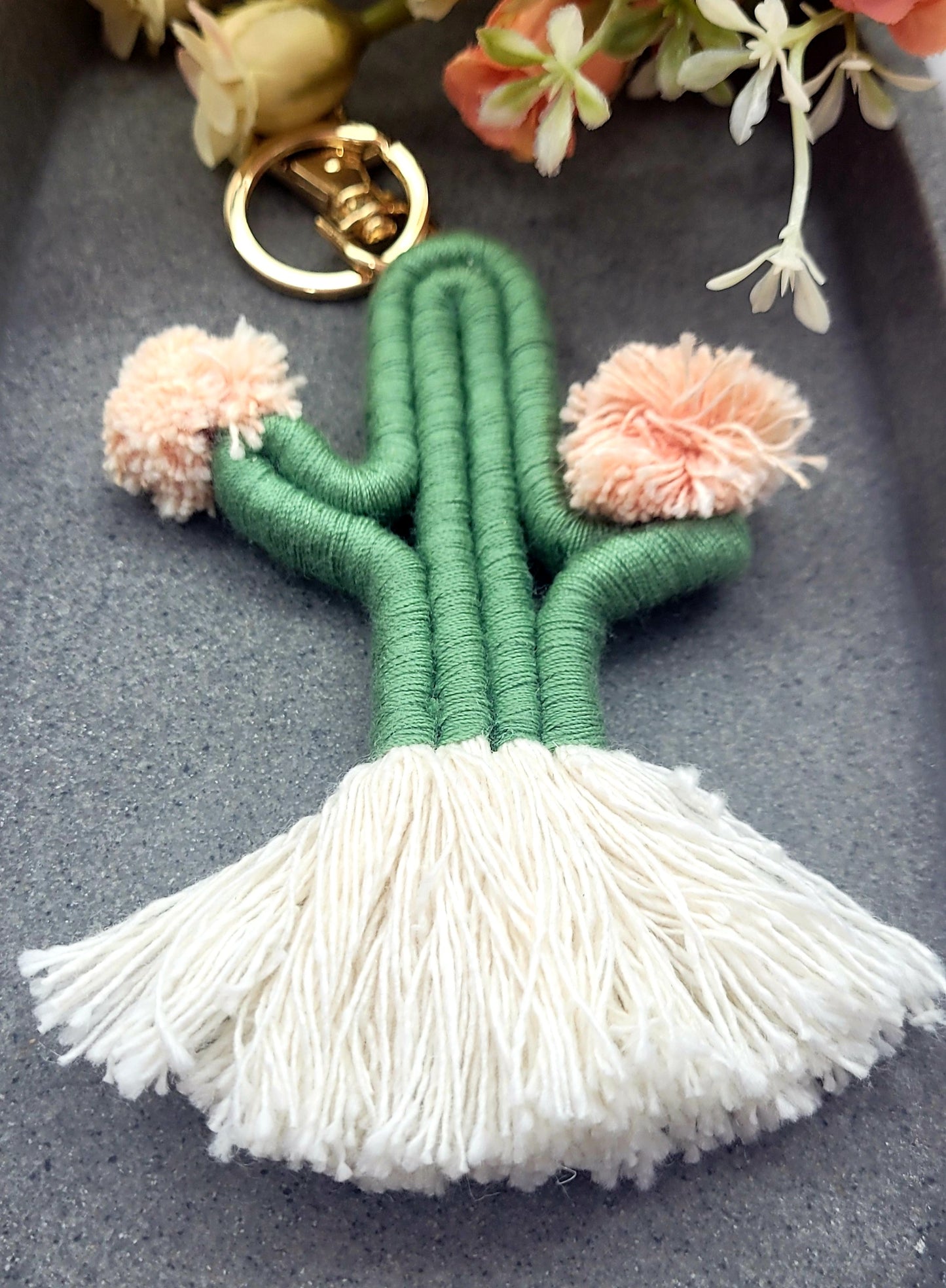 Cactus Keyring