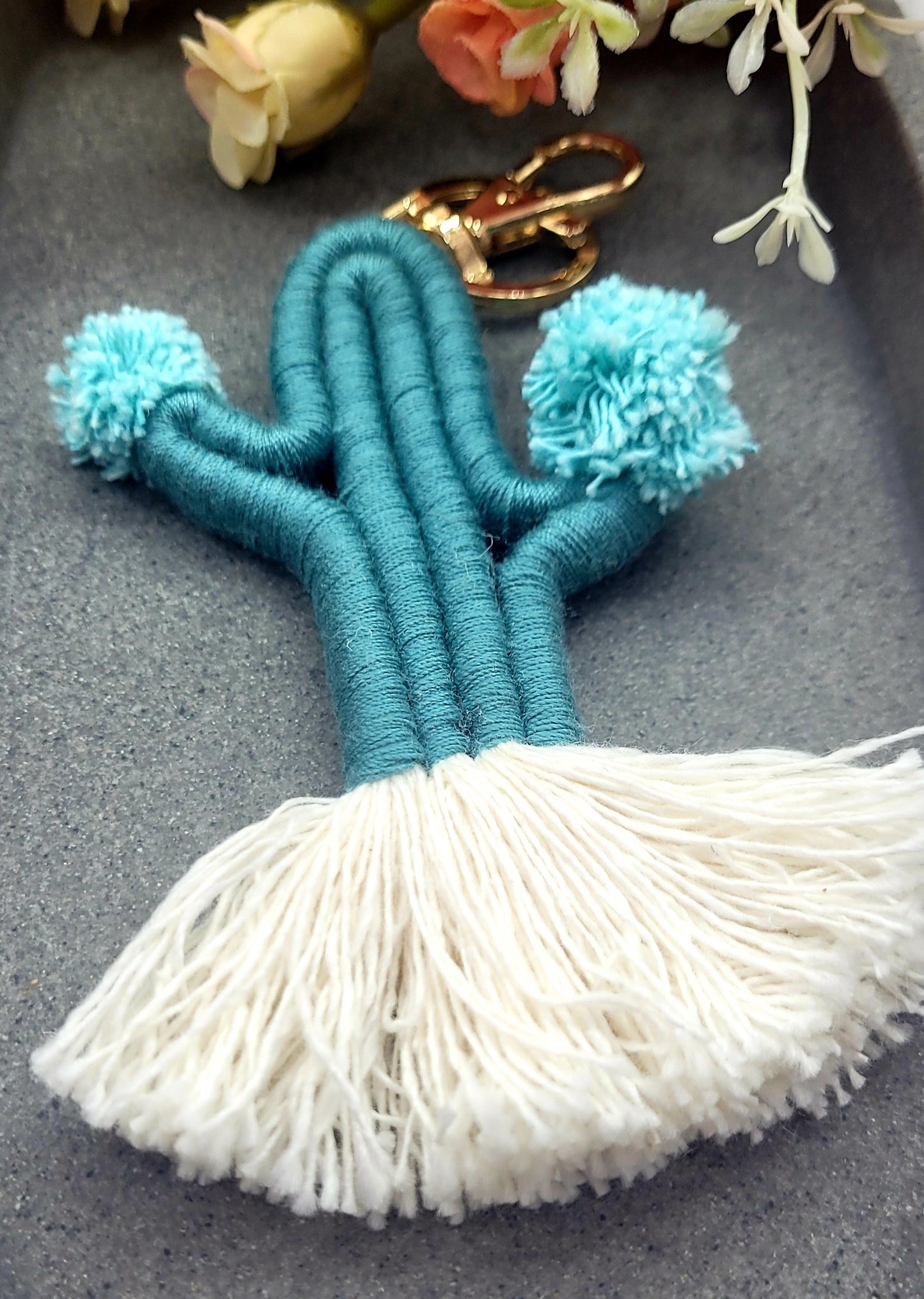 Cactus Keyring