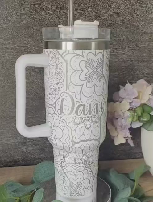 40 Ounce Floral Surprise Tumbler