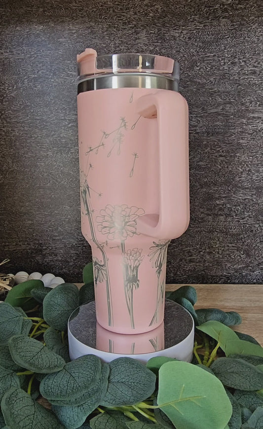 40 Ounce Dandelions Tumbler